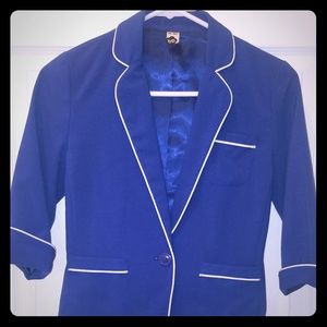 Royal blue blazer